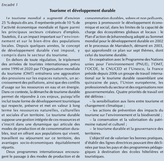 Noël Le Scouarnec et Ludovic Martin, Les effets du changement climatique sur le tourisme, INSEE